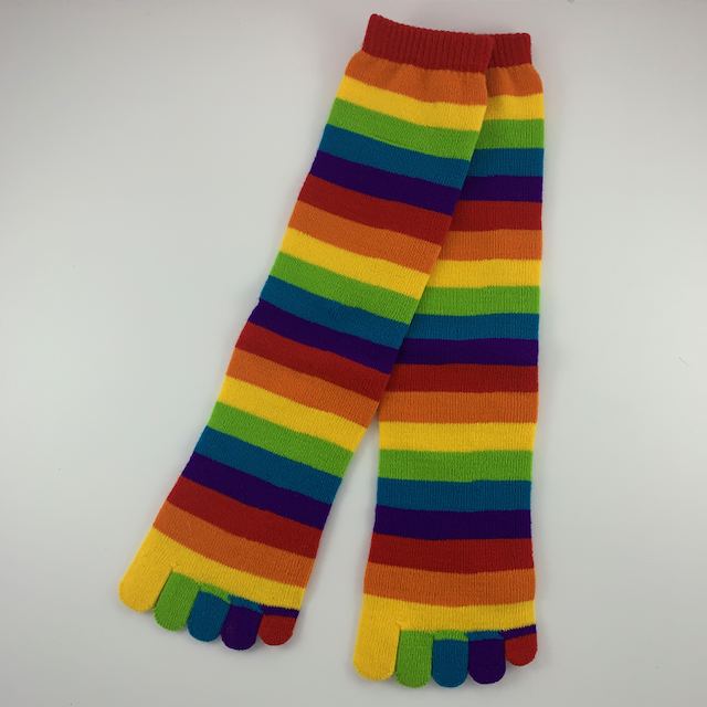 Accessories, Rainbow Toe Socks