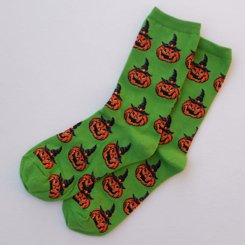 Witch Pumpkin - Bright Green