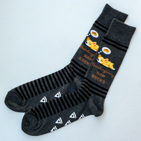 Thanksgiving NAP SOCKS - Slip Resistant Sole