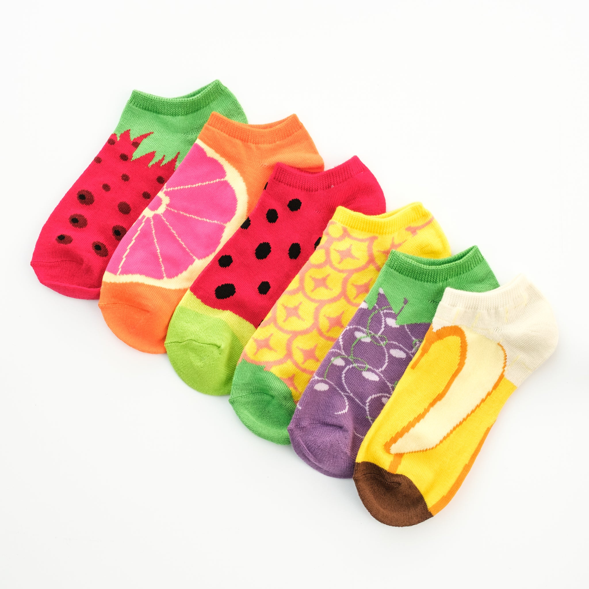 Low Show Fruits 6 pack