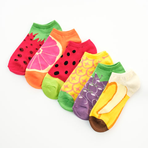 Low Show Fruits 6 pack