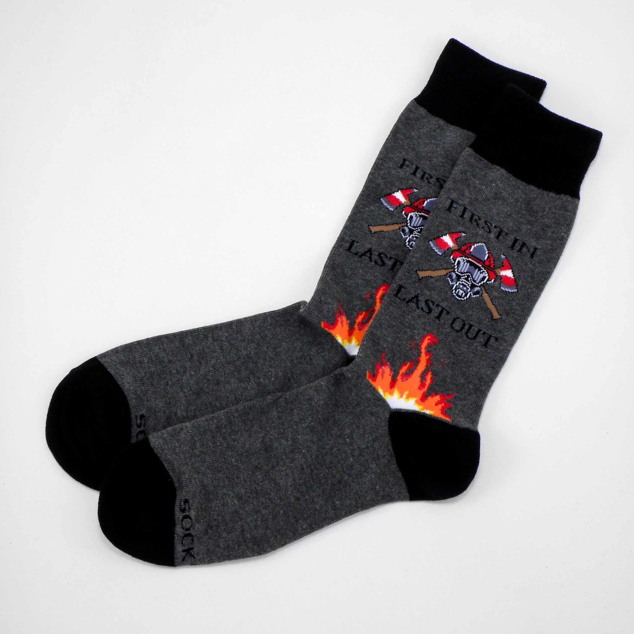 First In-Last Out -- Firefighter Socks