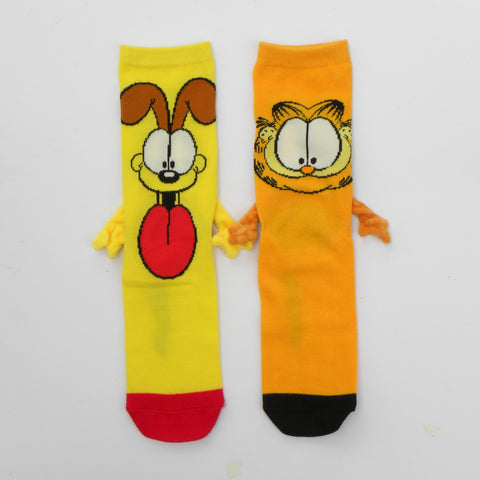 Garfield and Odie with Magnetic Hands