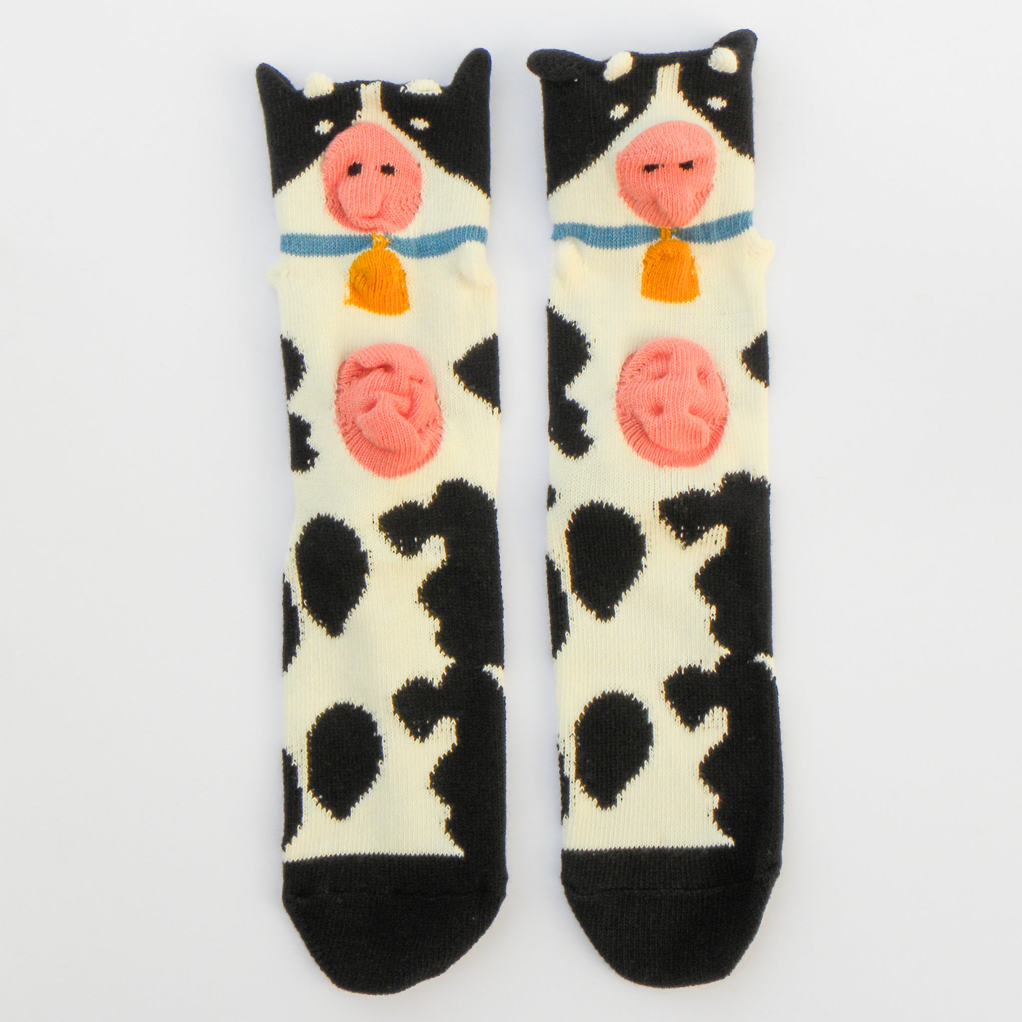 3D Cow Socks: Walk Out Loud