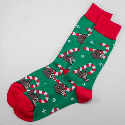 Merry Slothmas Christmas Socks